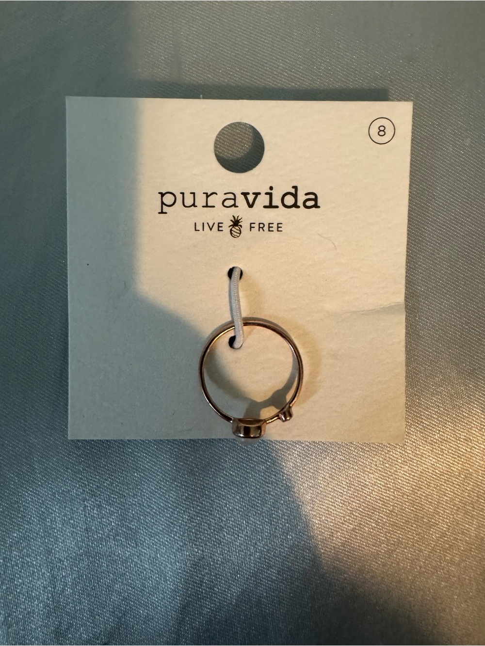 Pura Vida Rose Gold Minimalist Ring